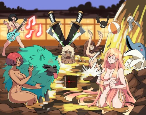  ramlethal valentine millia rage may i no lucifero and 3 more guilty gear and 1 more drawn by tina f
