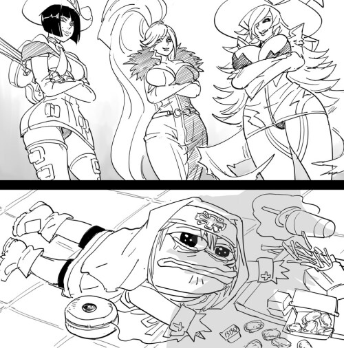  bridget i no konoe a mercury pepe the frog and hilda guilty gear and 5 more drawn by bb baalbuddy s