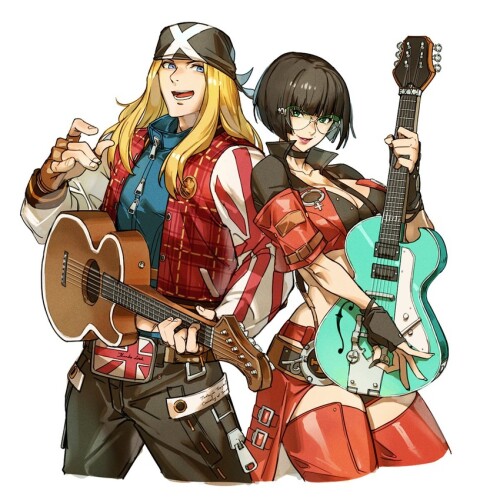  i no and axl low guilty gear and 1 more drawn by uncle rabbit ii sample 57a8194c9da0891533b5867ed6a