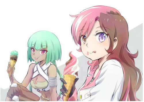  neo politan and emerald sustrai rwby drawn by iesupa sample c4d867f53a03b71af92793d25069c866