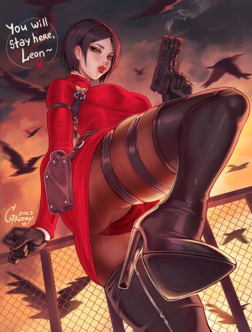  ada wong resident evil and 2 more drawn by cormgreenu sample e3a17064f4b207c677b368599e14230e