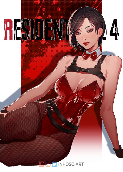  ada wong resident evil and 2 more drawn by inhoso 99a7cab1b1916d0972702301e672c62b