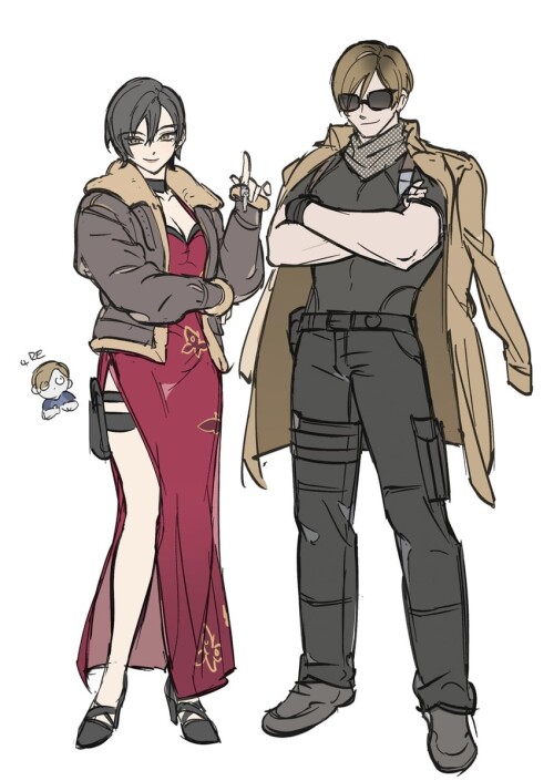  leon s kennedy and ada wong resident evil and 1 more drawn by wuliu heihuo sample 79b8a138c67a51629