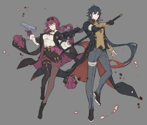  kafka and blade honkai and 1 more drawn by papajay jennygin2 sample 938ba7d2a64bb5cef80ac6bf7b8b87b