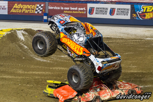Monster Trucks take to the Tacoma Dome for Monster Jam to race in the hopes of making the World Championships in Las Vegas.