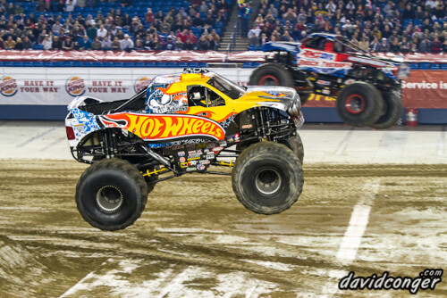 Monster Trucks take to the Tacoma Dome for Monster Jam to race in the hopes of making the World Championships in Las Vegas.