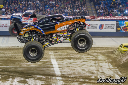 Monster Trucks take to the Tacoma Dome for Monster Jam to race in the hopes of making the World Championships in Las Vegas.