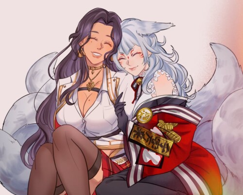  nina kosaka and scarle yonaguni nijisanji and 1 more drawn by premium honey sample 843956117679f794
