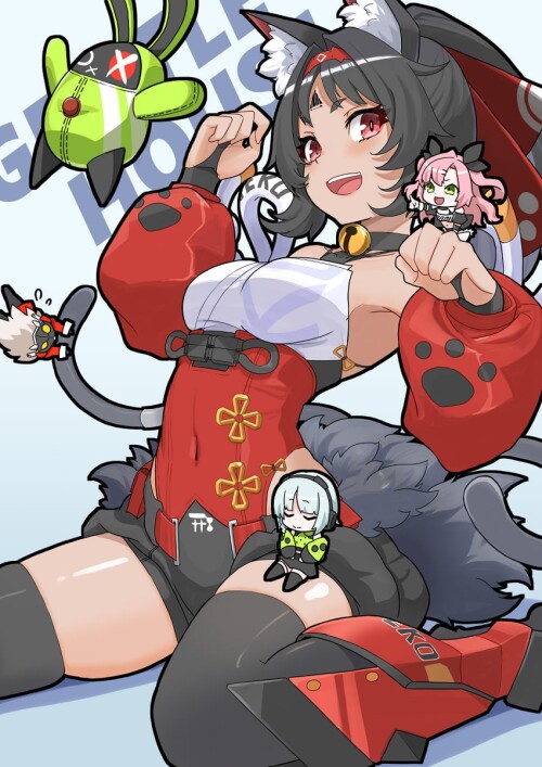  nicole demara anby demara amillion nekomiya mana and billy kid zenless zone zero drawn by board coa