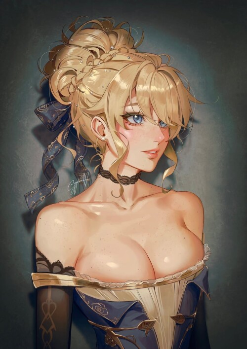  navia genshin impact drawn by ggelus sample a4519405c56e3c6ccd0c5123a7067a7d