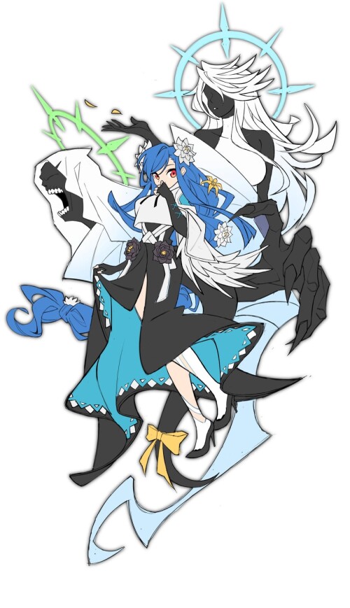  dizzy necro undine and queen dizzy guilty gear and 1 more drawn by tlotro sample 817c88b8cd592c950b
