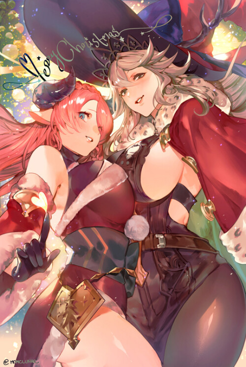  narmaya and magisa granblue fantasy drawn by mcmclunar kaz aad8022c5ece25e30705003e3080902a