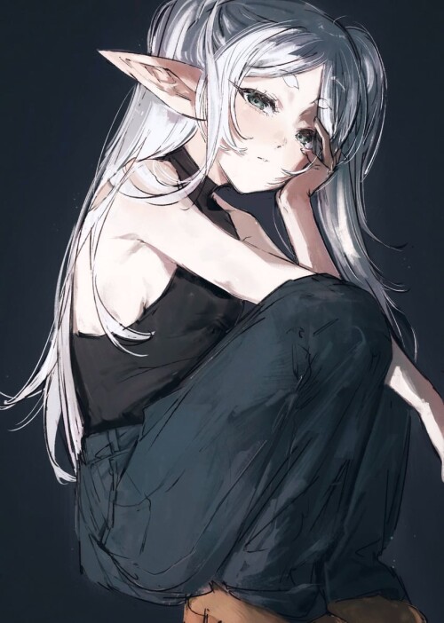  frieren sousou no frieren drawn by moku muooku sample ad35d206ba404106f7d1e92b1b4d0956