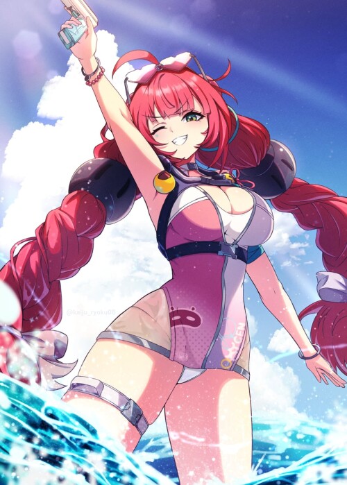  ukinami yuzuha zenless zone zero drawn by kaiju ryoku sample 095a6d6e8442b853c322596f89e21068