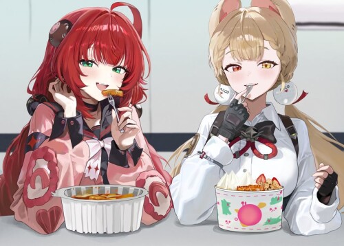  ukinami yuzuha and alice thymefield zenless zone zero drawn by signallerc sample 0e7d2be5654361b89b