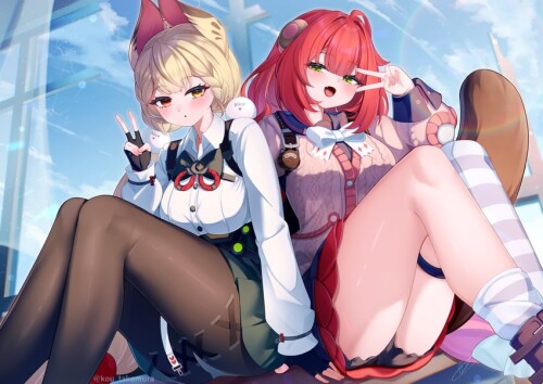  ukinami yuzuha and alice thymefield zenless zone zero drawn by takemura kou sample 9ad803ca4d7bbb6a