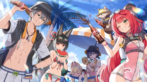  hoshimi miyabi ukinami yuzuha alice thymefield belle kama and 1 more zenless zone zero drawn by mau