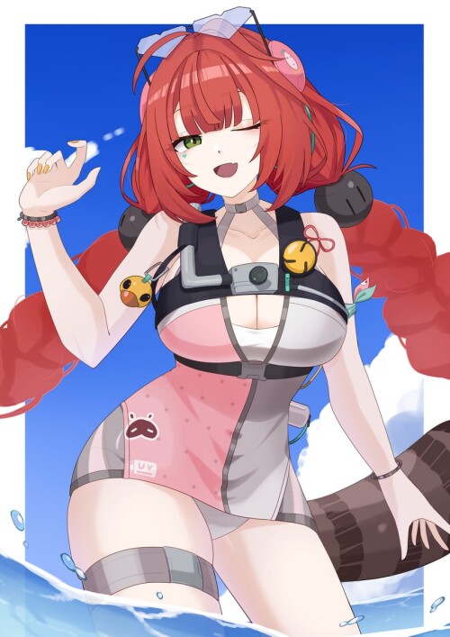  ukinami yuzuha zenless zone zero drawn by yuura yuura ephyra sample f57928ada53618c4e73ee3ec384d487