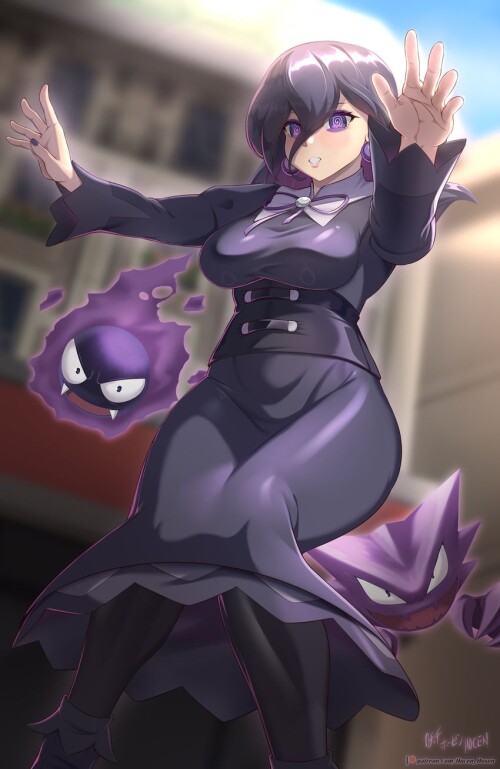  hex maniac gastly and haunter pokemon and 1 more drawn by vilde loh hocen sample 8fad8d8e151f7c57c3