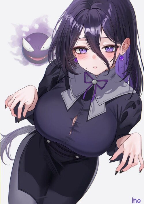 hex maniac and gastly pokemon and 1 more drawn by iino isnyong sample 178f5fabe6ce03f35eb53dbfa14f1