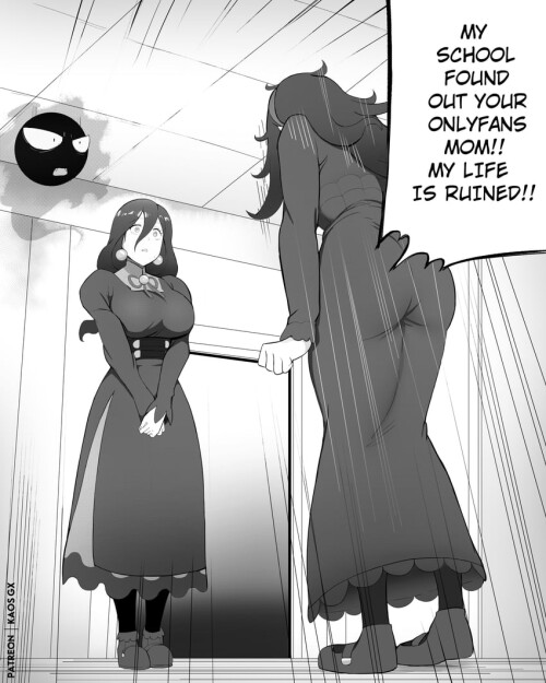  hex maniac and gastly pokemon and 4 more drawn by kaos art sample 9fcd376a1ebd539169785422f0e7d696
