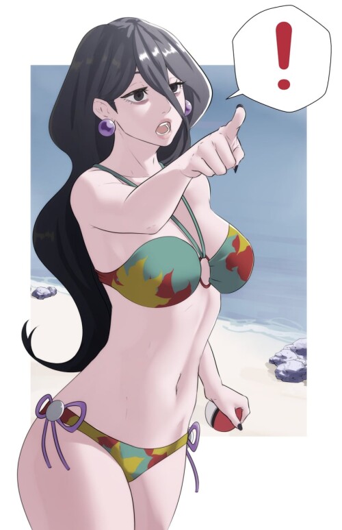  hex maniac and swimmer pokemon and 2 more drawn by pomelomelon sample 4494d7f0c1c946c18d7f0b4b7ba88