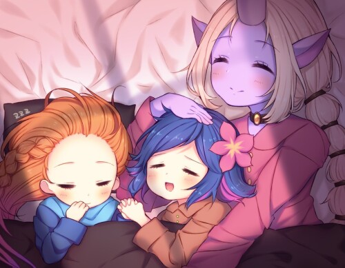  soraka zoe and neeko league of legends drawn by chiico 1111 sample 7fd82f0ed0c3675cbb2e25b467ffe0e1