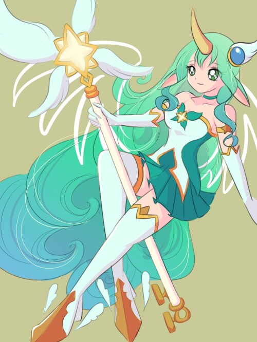  soraka and star guardian soraka league of legends drawn by kukurixi sample 81514587c592a4975c2258dd