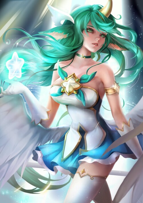  soraka and star guardian soraka league of legends drawn by xiuluoyi00 sample 803aff630a744c25941240