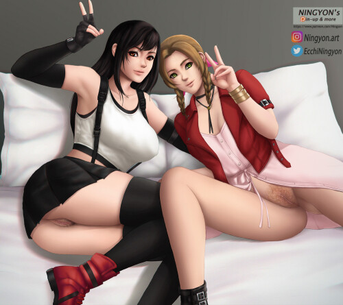 Tifa and Aerith 2 b
