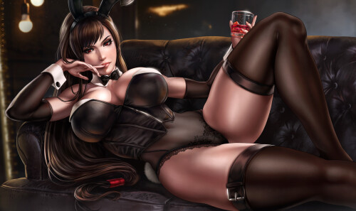 Bunny Tifa by dandonfuga