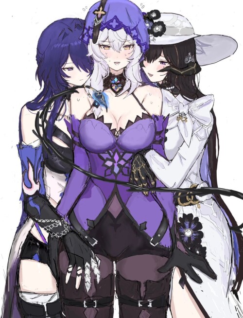  acheron black swan and the dahlia honkai and 1 more drawn by 92837lan sample 7510f7bb2109fb66a49628
