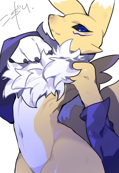  renamon digimon drawn by kokodari sample ad08fb0e9cc617a1c95745cf75df38e9