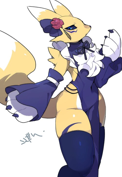  renamon digimon drawn by kokodari sample d68767cfa9fbac9c16520bbc3fe51059