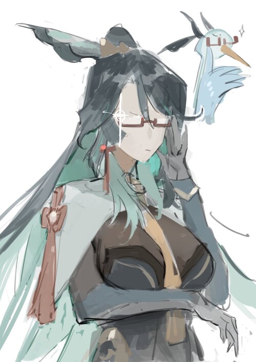  xianyun and cloud retainer genshin impact drawn by judyfang5 sample be0ef695366049dba380fb6982410a3