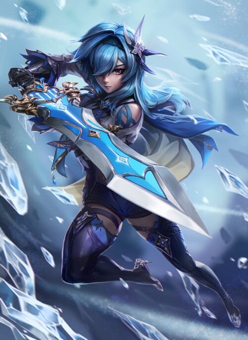  eula genshin impact drawn by imdrunkontea sample 0337f14939e841f3bad31daf383dae87