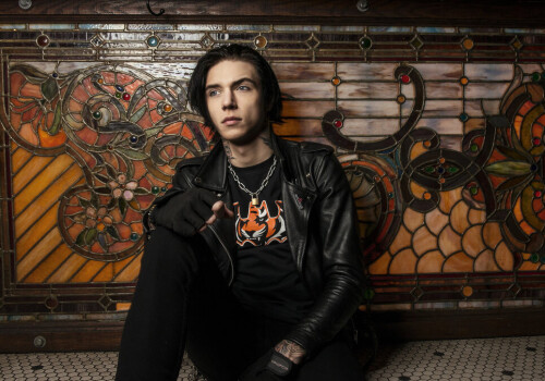 Photo 2014 Andrew Lipovsky / www.AndrewLipovsky.com -- Black Veil Brides photographed at The Paramount in Long Island, NY on February 8th, 2015