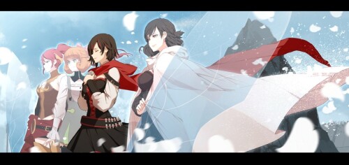  ruby rose pyrrha nikos penny polendina and summer rose rwby drawn by dishwasher1910 sample ab5abe38