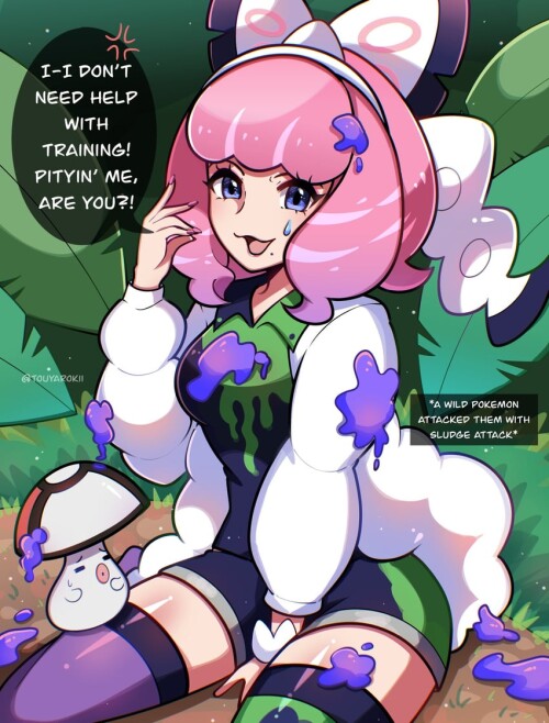  klara and foongus pokemon and 1 more drawn by touyarokii sample ee9cc0597a2f3117b9a5e8c80e307cc2