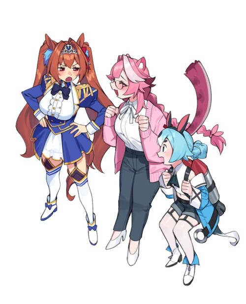  daiwa scarlet raora panthera and chattino hololive and 2 more drawn by dasdokter sample c955caf4358