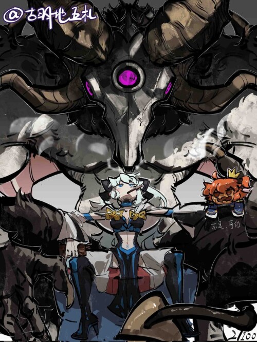  fujimaru ritsuka morgan le fay and dark young fate and 1 more drawn by mogukong 1238 sample 902d414