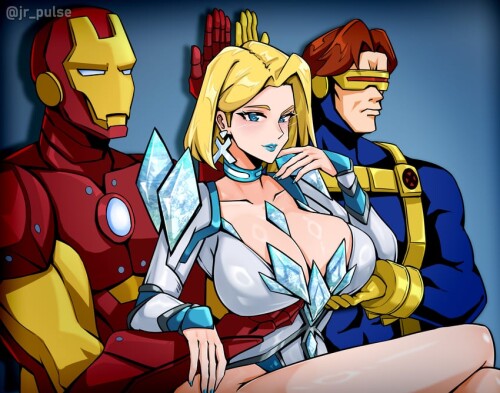  iron man emma frost and cyclops marvel and 4 more drawn by jrpulse sample 3377f13d09fec818552fe159e