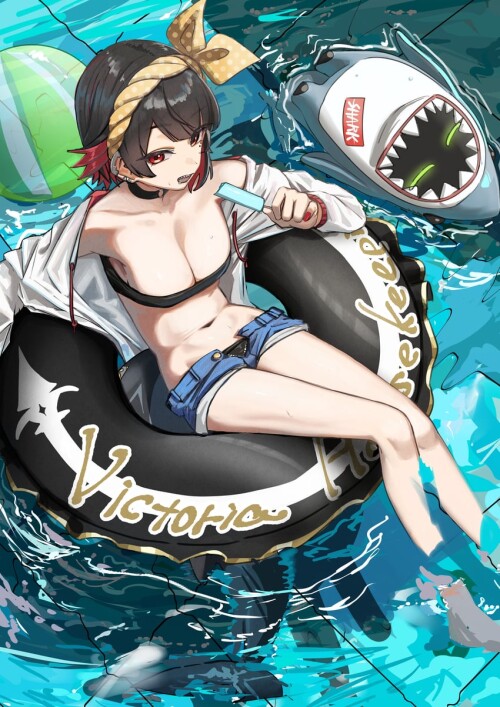 ellen joe and sharkboo zenless zone zero drawn by dondobi sample f8ea3a450a3464e0d70747ce2b350b39