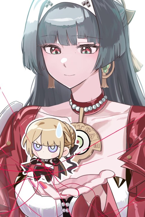  evelyn chevalier and astra yao zenless zone zero drawn by a little scale sample b5b8a77e5ce7b0908d1