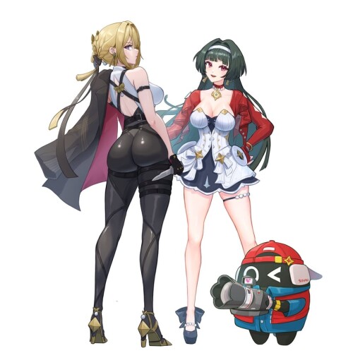  evelyn chevalier astra yao and snap zenless zone zero drawn by boraiolet sample ac1d77a9fea393ac26b