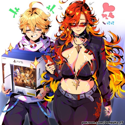  aether and mavuika genshin impact drawn by defaultz sample acae2694d5d63b36ea903ccfa7276eca