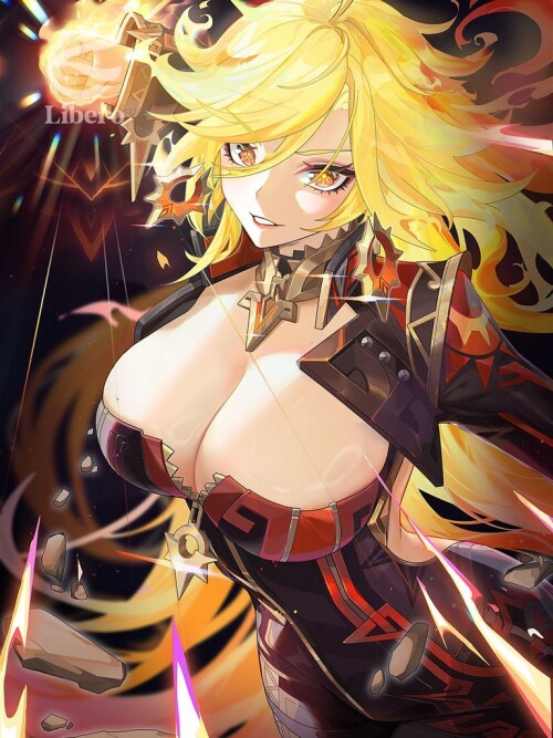  mavuika genshin impact drawn by libero art 29defdc28e969b88ae34e142ea75e347