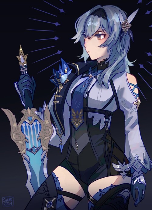 eula genshin impact drawn by sami jen sample 73fc2951fe3fb3e580faced1c1ec80db