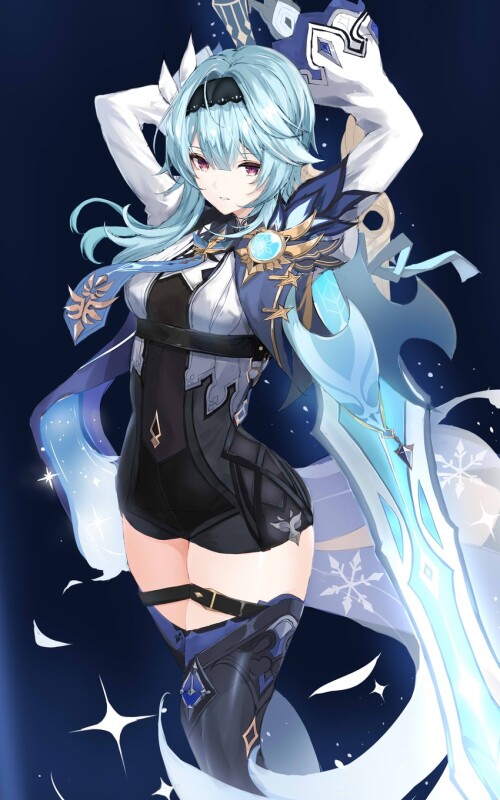 eula genshin impact drawn by arane lolitwin sample c621d1cab576a64eb42fd08535a8cf22