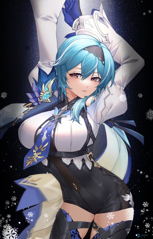  eula genshin impact drawn by linreplica sample 4b5fd31492d36d2c753b5bc285e041b5